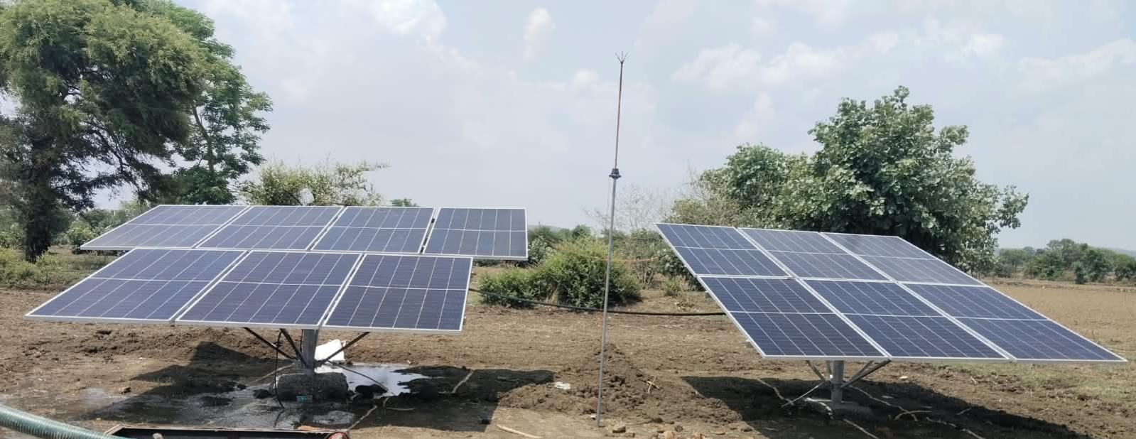 Solar Water Pump — Agricultural Field, Narsinghpur